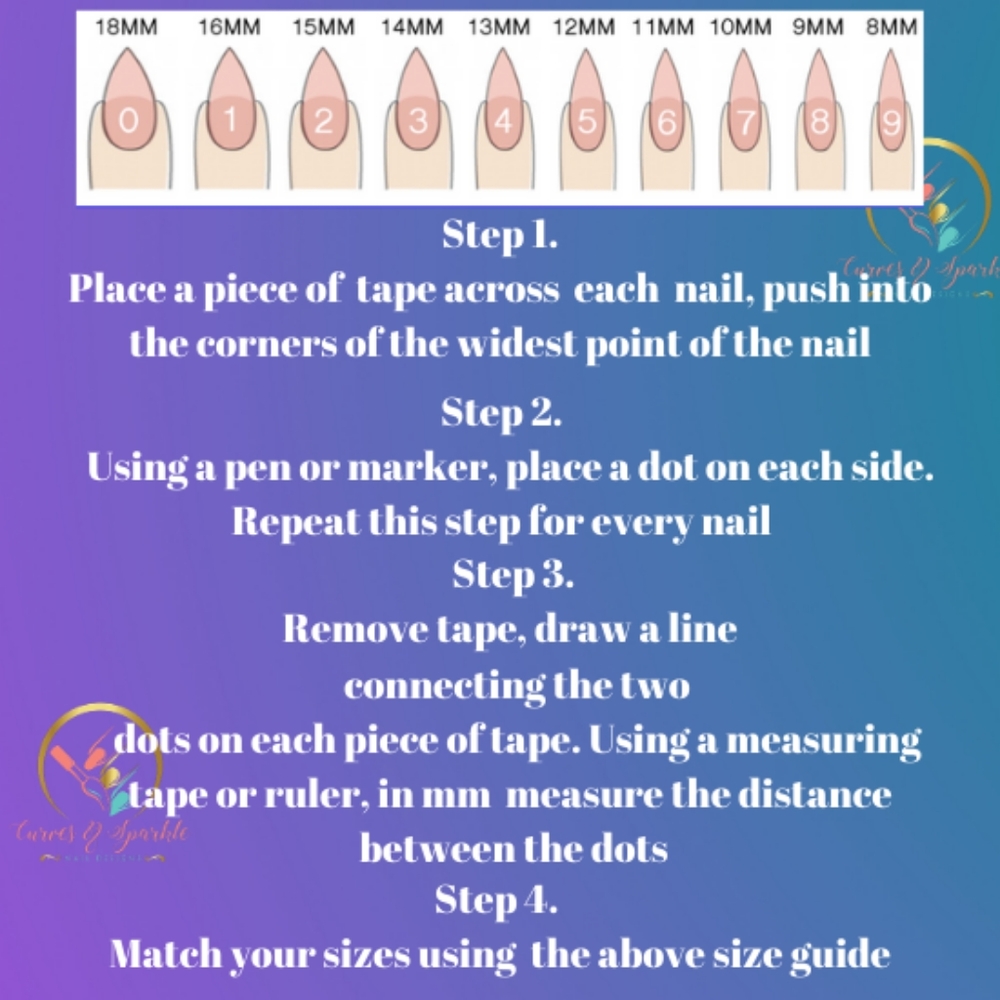 *Diana* Reusable Handcrafted Press-on Nails 💅🏽 - Picture 7 of 8